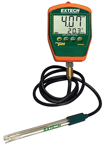 Waterproof Palm PH Meter with Temperature - Workplace Safety